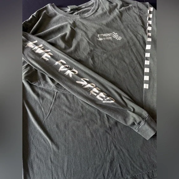 Fitment Industries x Flow + Form x Michelin LS Tee XL Green Rare Collab - Picture 3 of 8